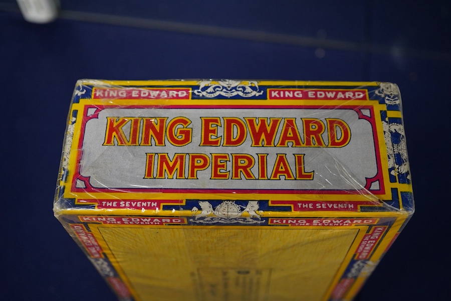A sealed box of King Edward VII cigars